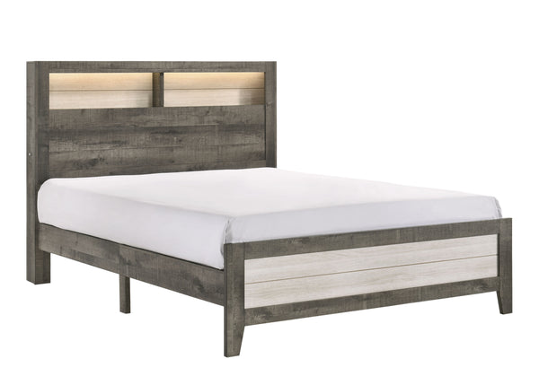  low-profile bed is a modern take on farmhouse style