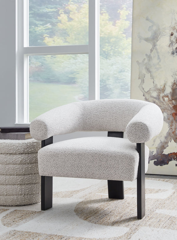  this accent chair is a standout addition to your seating area. Its artistic form speaks to your eye for unique contemporary design