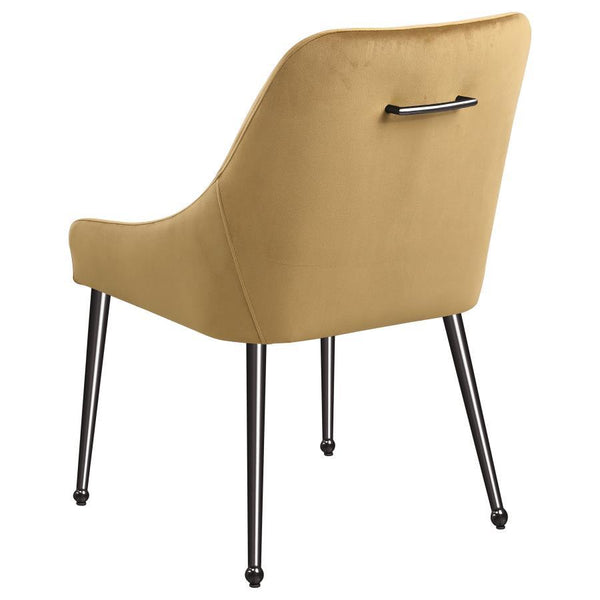Mayette - Upholstered Dining Side Chair (Set of 2) - Cognac