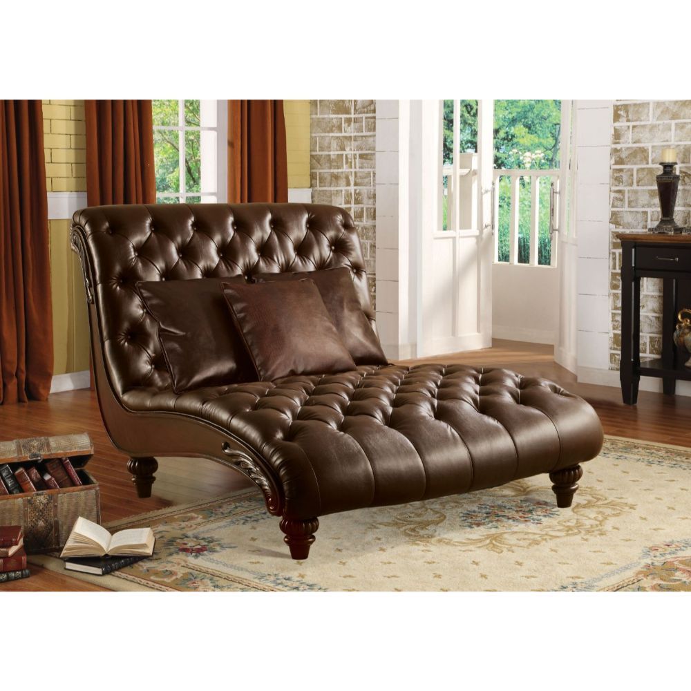 The Anondale collection reflects completely classic and elegant style, expertly crafted with PU upholstery. Includes classic features button tufted, decorative wooden trim and oversized seating will make it perfect choice for your favorite room environmen