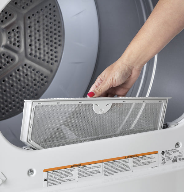 GE 6.2 cu. ft. Capacity Electric Dryer with Up To 120 ft. Venting and Shallow Depth?