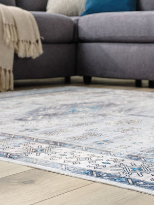 Hebruns - Alfombra grande lavable multiusos
