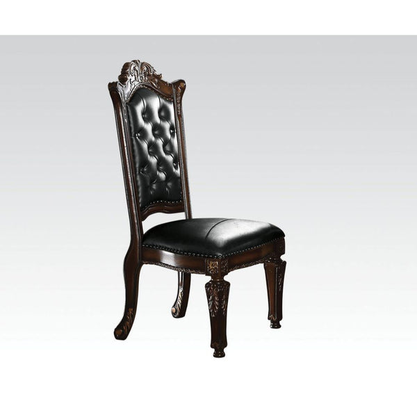  Armless Chair Backrest: Button Tufted (Inside)