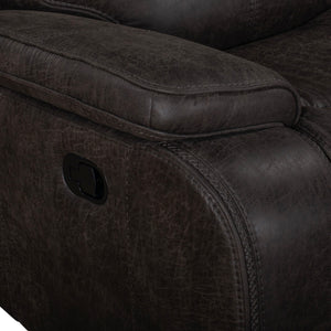 Brookings - Console Loveseat With Dual Recliners - Charcoal