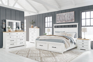 Ashbryn 6pc California King Panel Storage Bedroom Set