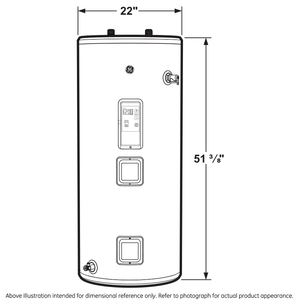 GE® Smart 40 Gallon Short Electric Water Heater