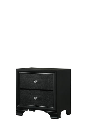 Micah - Twin 5 Piece Bedroom Set - Black