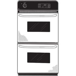 GE® 24" Double Wall Oven