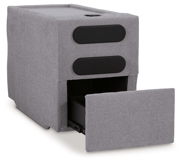 Modmax - Granite - 3-Piece Sectional With Audio System Console