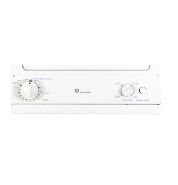 GE Spacemaker® 240V 3.6 cu. ft. Capacity Stationary Electric Dryer