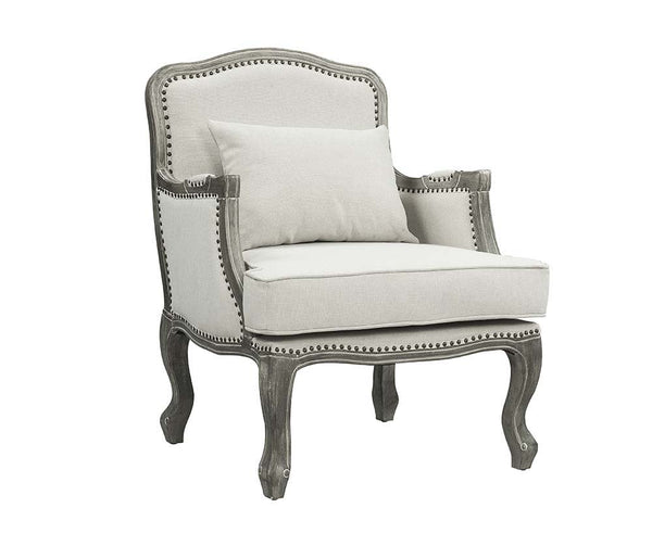  the Tania sofa flaunts a French cabriole silhouette that perches on graceful cabriole legs and showcases its antique-inspired profile. The nailhead trim accents give this piece a moder