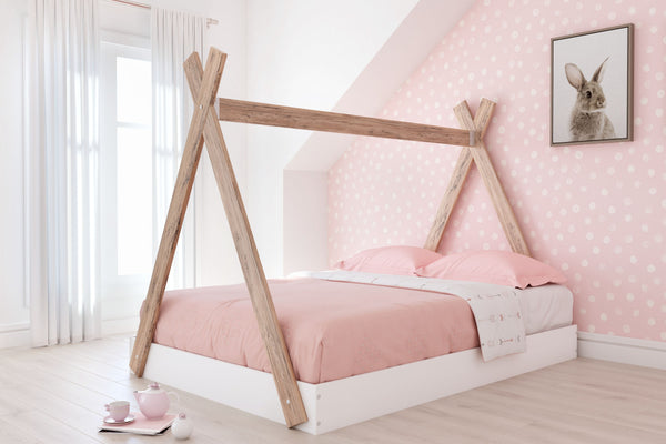 Piperton - Brown / White - Full Tent Complete Bed in Box