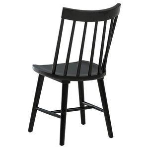 Middleton - 6 Piece Extension Leaf Dining Set - Brown And Black