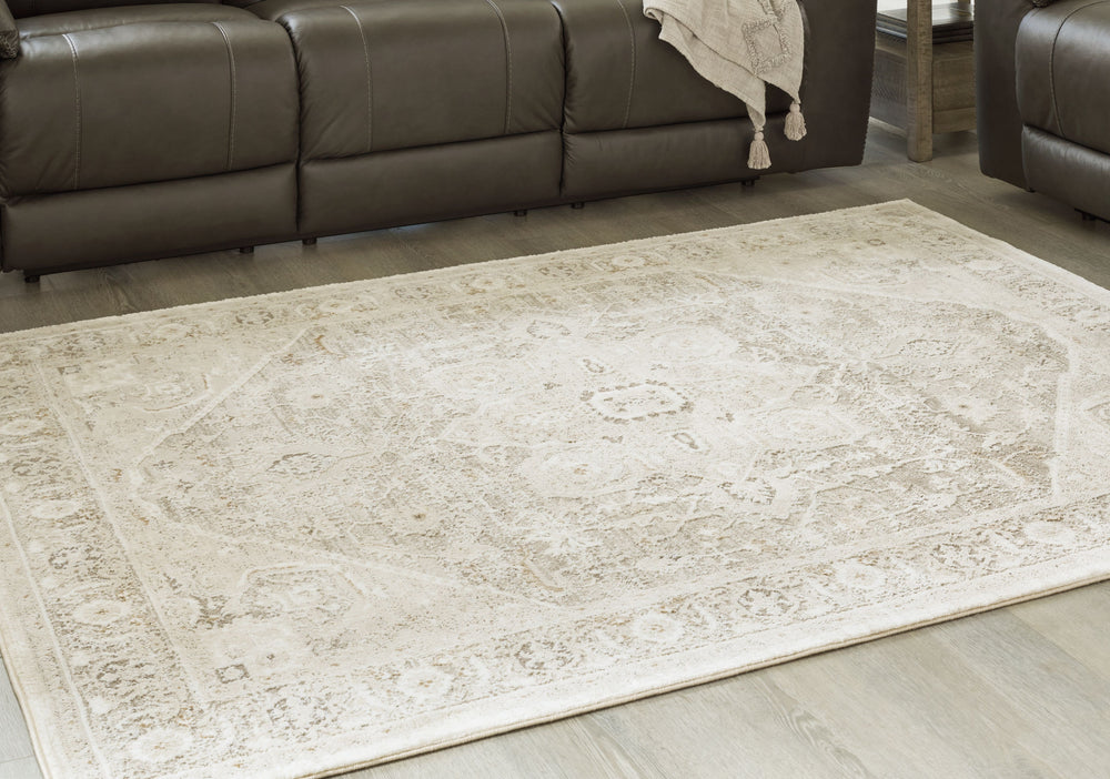 Love a contemporary design? The Persian-style medallion motif of this area rug is an excellent representation of elegance and sophistication. Its globally-inspired aesthetic with neutral colors will transform your space.<br/><br/><b>Product Features</b><u