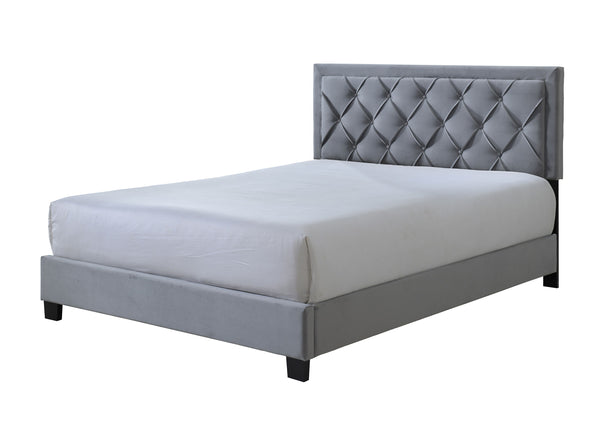 Danzy - King Bed - Pearl Silver
