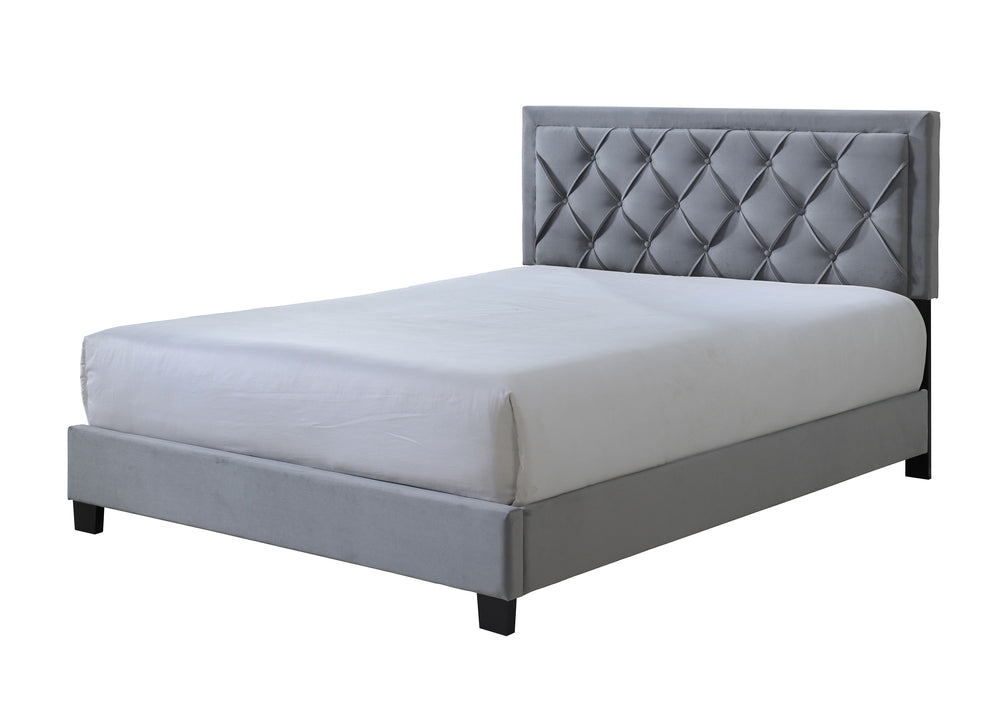 Danzy - Queen Bed<h4><b>Danzy - Queen Headboard / Footboard - Gray</b></h4> <table width="100%"><colgroup><col style="width: 30%"> <col style="width: 70%"> </colgroup> <tbody> <tr> <td>Dimensions</td> <td> 84.84"L x 64.57"D x 47.24"H</td> </tr> <tr> <td>W