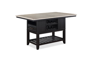 Frey - Counter Height Table<h4><b>Frey - Counter Height Table Base - Black</b></h4> <table width="100%"><colgroup><col style="width: 30%"> <col style="width: 70%"> </colgroup> <tbody> <tr> <td>Dimensions</td> <td> 59.50"L x 40.00"D x 36.00"H</td> </tr> <t