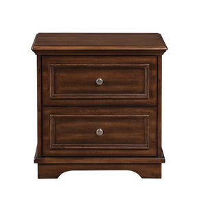 Franklin - 4 Piece Pack Full Bed Set - Brushed Walnut