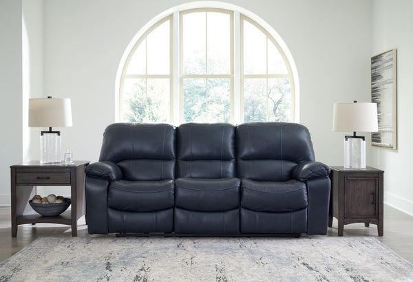  expertly matched leather and faux leather upholstery keeps your style up to speed without breaking the bank. Reclining with th
