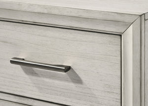 Jaymes - King 4 Piece Bedroom Set - White Mist