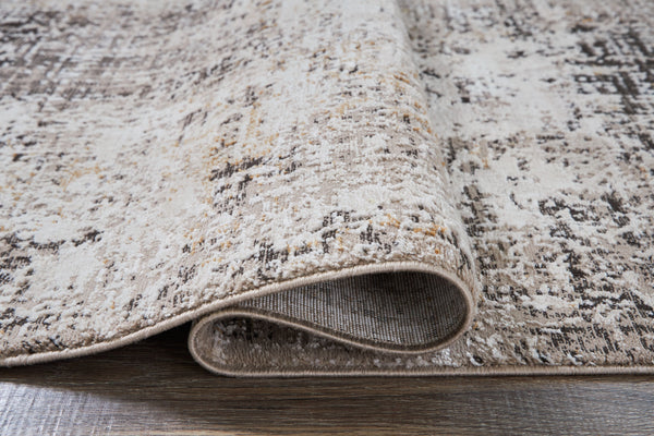 Elaning - Black / Gray / Cream - Large Rug