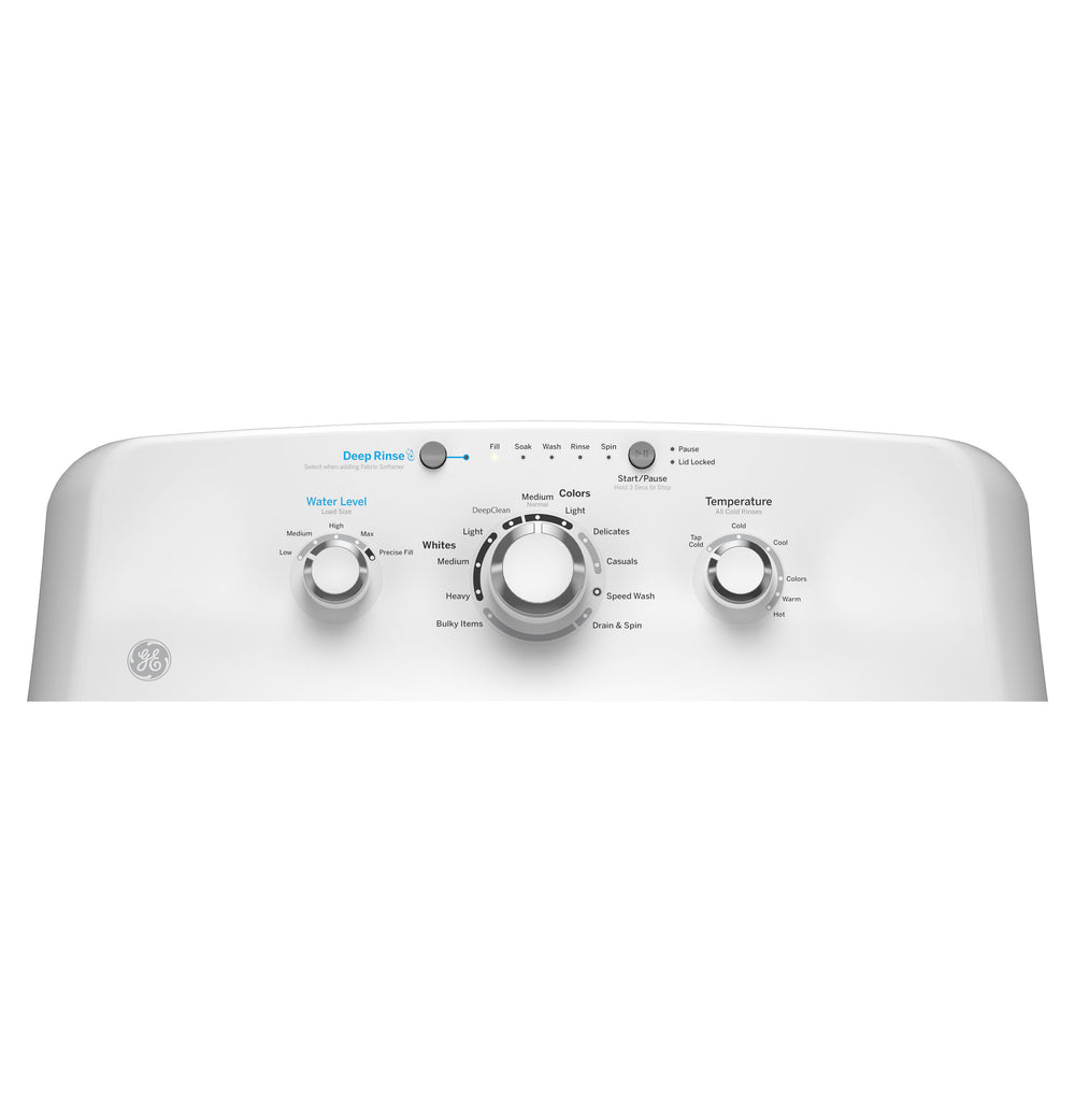 GE® 4.0 cu. ft. Capacity Washer with Stainless Steel Basket and Water Level Control?