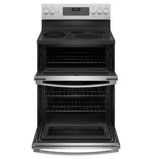 GE Profile™ 30" Smart Free-Standing Electric Double Oven Convection Range with No Preheat Air Fry