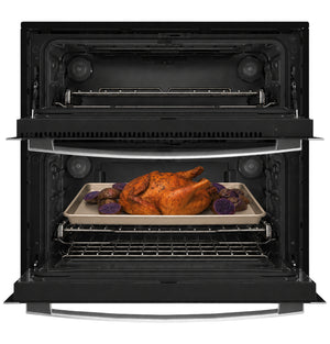 GE Profile™ 30" Smart Built-In Twin Flex Convection Wall Oven