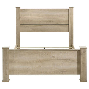 Oakglen - Queen Panel Bed - Weathered Oak