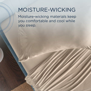 Linens - Tempur Rayon from Bamboo Sheet Set - Sandstone - Split King