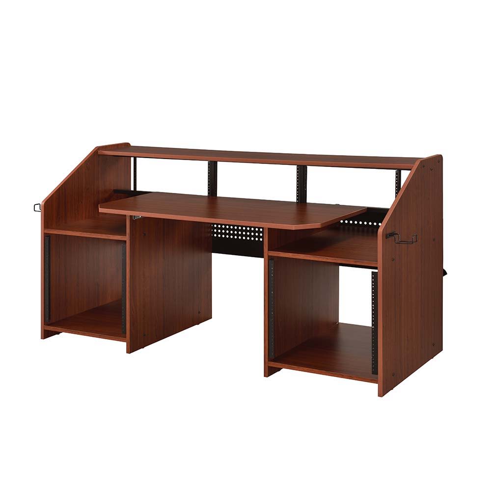 The Briar music desk is expertly designed for advanced musical producers. With more than enough mounting space for equipment and its ample size. The high-quality and sturdy frame will securely hold all your gear for years to come. The ample pullout tray c