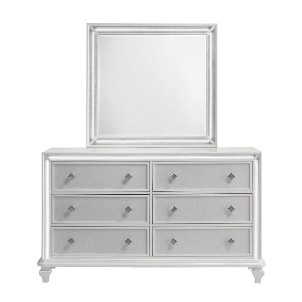 this mirror boasts a durable construction of manufactured wood
