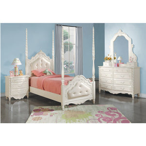 Pearl - Full Bed - Pearl White