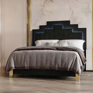 Empire - 5/0 Queen Bed - Black