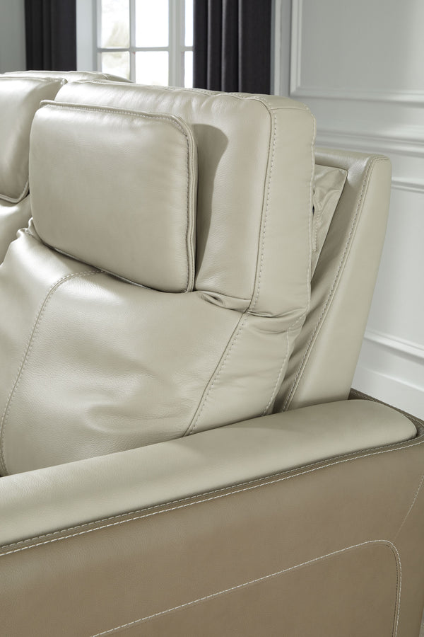 Battleville - Almond - 2 Pc. - Power Reclining Sofa