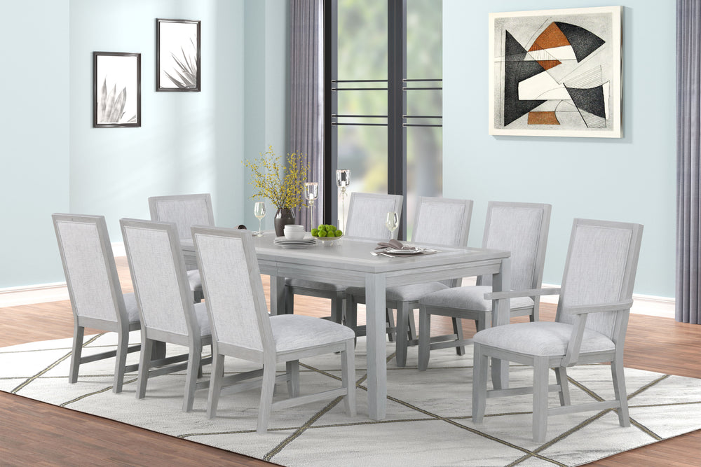 Fiona - Dining Table And 6 Chairs - Gray