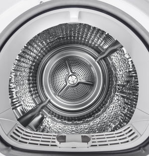 GE® ENERGY STAR®  24" 4.3 Cu.Ft. Front Load Vented Electric Dryer with Stainless Steel Basket