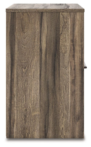 Elbrim - Brown - One Drawer Night Stand
