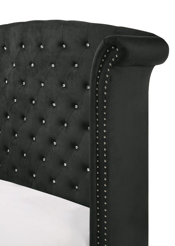 Lucinda - Queen Bed - Black