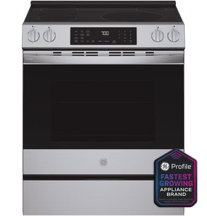 GE Profile™ ENERGY STAR® 30" Smart Slide-In Induction and Convection Range with No Preheat Air Fry and EasyWash™ Oven Tray