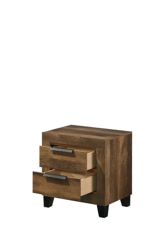 Create a cozy environment with the Morales storage bed. The neutral rustic brown finish creates an inviting atmosphere, perfect for creating your ideal color scheme with linens and throw pillows. The footboard has two convenient drawers to maximize the sp