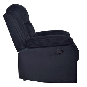 Willow - Sofa With Dual Recliner - Black