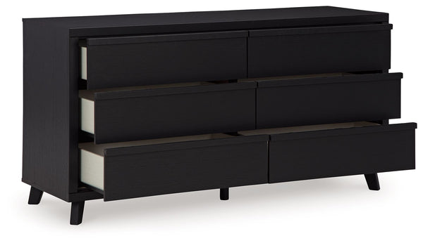 Danziar - Black - 9 Pc. - Dresser