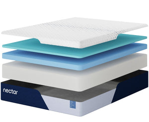 Nectar Classic Memory Foam 5.1 - White - Twin XL Mattress