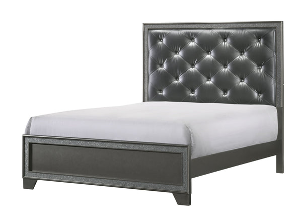 Kaia - Queen Bed<h4><b>Kaia - Queen Headboard / Footboard - Dark Gray</b></h4> <table width="100%"><colgroup><col style="width: 30%"> <col style="width: 70%"> </colgroup> <tbody> <tr> <td>Dimensions</td> <td> 63.00"L x 85.13"D x 61.00"H</td> </tr> <tr> <t