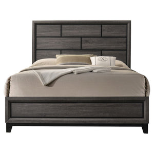 With weathered gray finish, the Valdemar collection combine with the idea of brick elements to bring loft style into your bedroom. The horizontal line design throughout the collection will bring you a relaxing but not monotonous environment in your bedroo