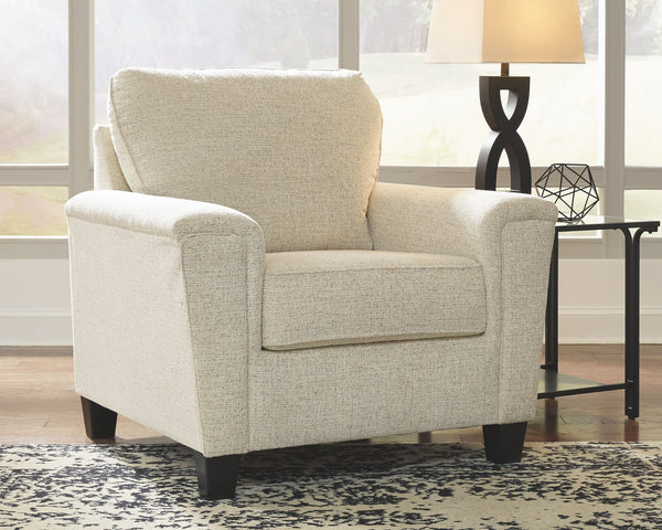 Abinger - Natural - 2 Pc. - Chair with Ottoman