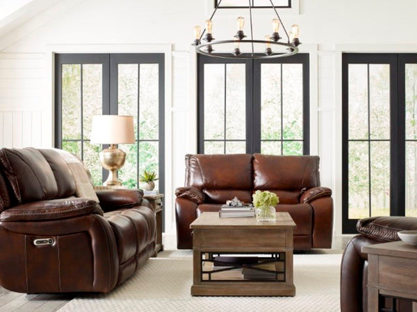 Vail - Power Recliner (Set of 2) - Burnt Sienna