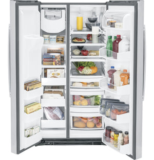 GE Profile™ Series ENERGY STAR® 25.3 Cu. Ft. Side-by-Side Refrigerator