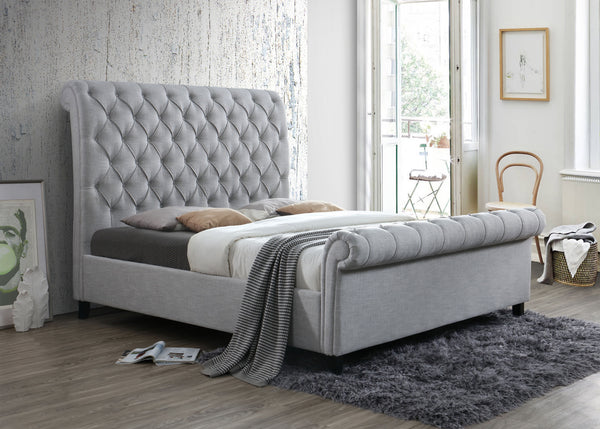 Kate-Uph Queen Bed-Gray<h4><b>Kate - Queen Footboard - Gray</b></h4> <table width="100%"><colgroup><col style="width: 30%"> <col style="width: 70%"> </colgroup> <tbody> <tr> <td>Dimensions</td> <td> 65.80"L x 101.20"D x 63.80"H</td> </tr> <tr> <td>Weight<